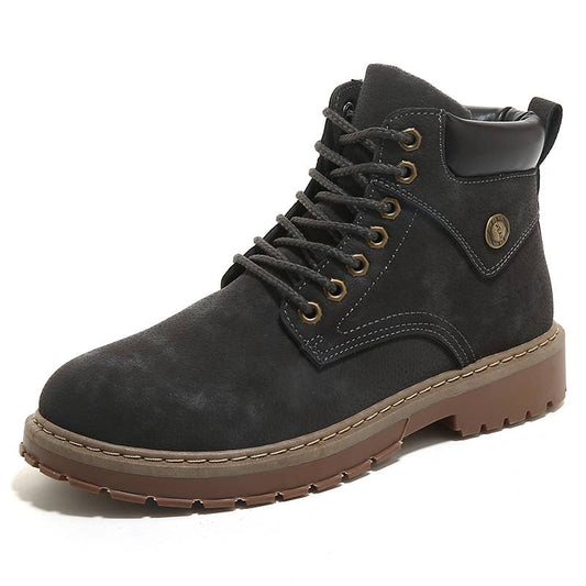 Winter outdoor windproof men's high boots